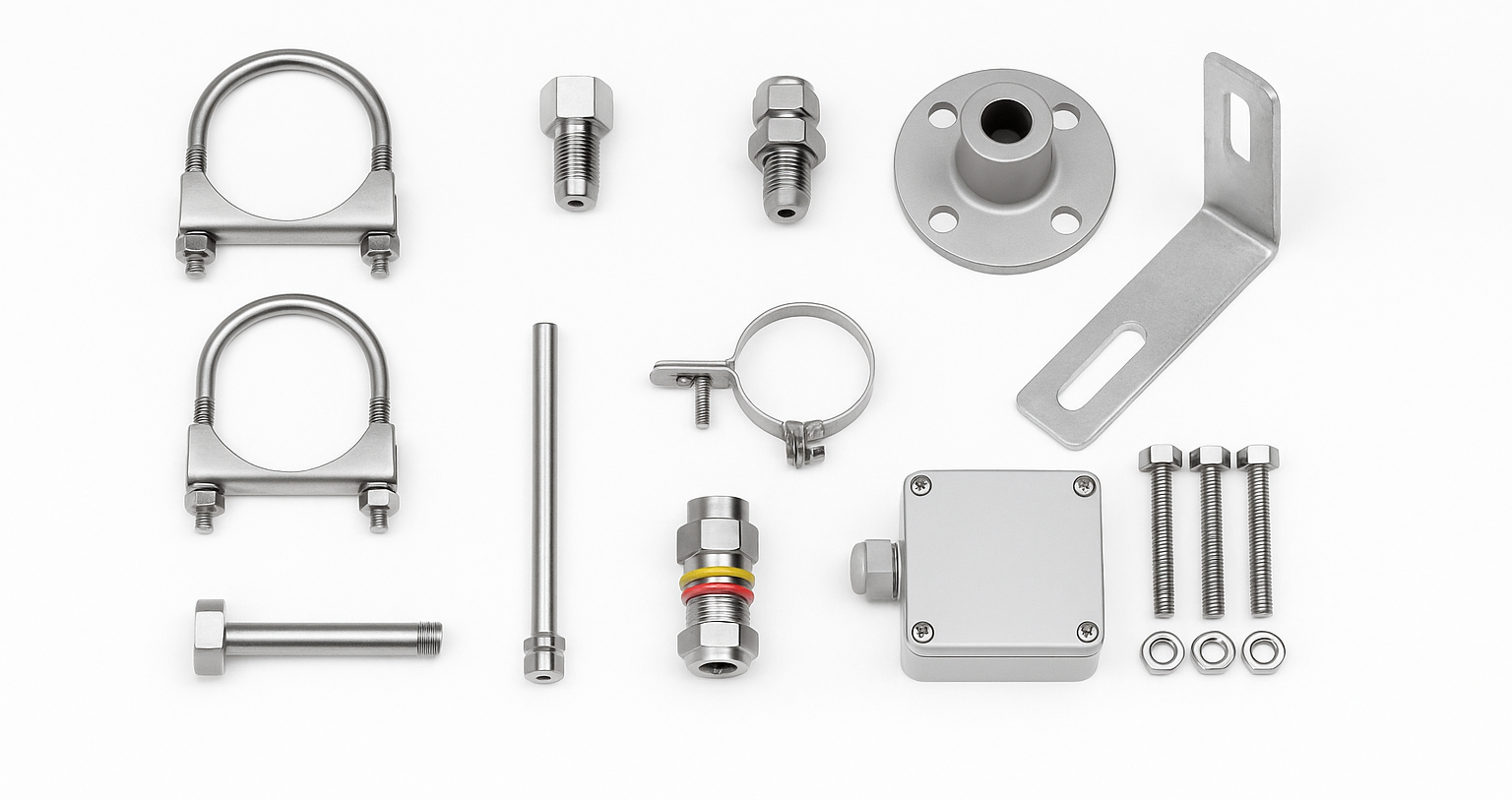 Accesorios para montaje de sensores e instrumentación industrial